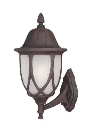 Capella One Light Wall Lantern in Autumn Gold