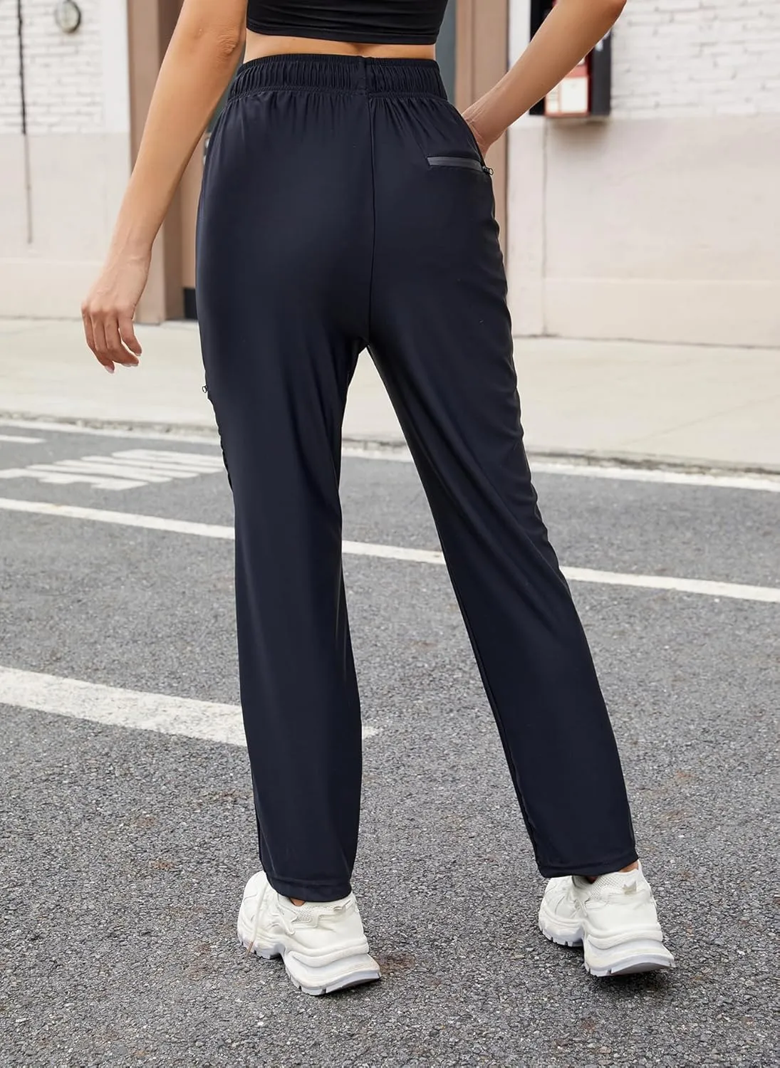 Cargo Pants Women Lightweight Joggers Quick Dry Summer Hiking Pants with Pockets