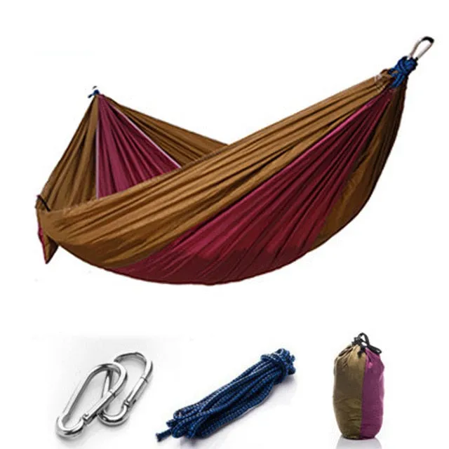 Chair Green Hanging Swing 1-2 Complete assortment Camping High-end Outdoor Mosquito Net Army Portable Double Bed Hamac Hammock Parachute Sleeping Person