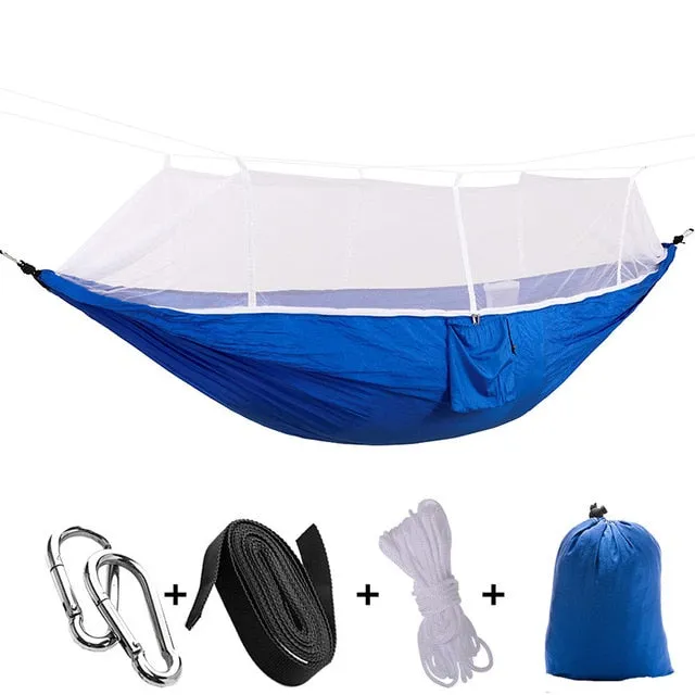 Chair Green Hanging Swing 1-2 Complete assortment Camping High-end Outdoor Mosquito Net Army Portable Double Bed Hamac Hammock Parachute Sleeping Person