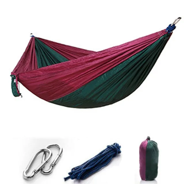 Chair Green Hanging Swing 1-2 Complete assortment Camping High-end Outdoor Mosquito Net Army Portable Double Bed Hamac Hammock Parachute Sleeping Person