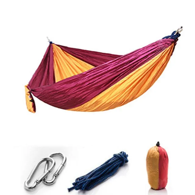 Chair Green Hanging Swing 1-2 Complete assortment Camping High-end Outdoor Mosquito Net Army Portable Double Bed Hamac Hammock Parachute Sleeping Person
