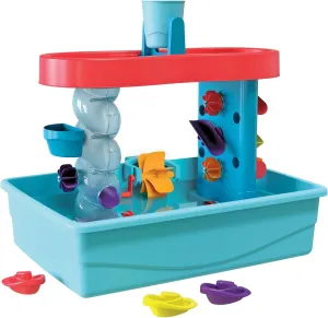 Chuckle & Roar - Tabletop Water Table - Outdoor Fun for Preschoolers - Toys and Splash Tools Included - Ages 3 and Up