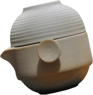 Ciieeo Kung Fu Tea Set Portable Teapot Outdoor Tea Pot Strainer Lightweight Clay Pot for Travel Unique Teapot