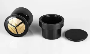 Coffee-4-me Single Cup Sustainable, Drip Coffee, Pour Over, Gold Titanium Coffee Filter. Portable and Suitable For Travel. Swiss Design.