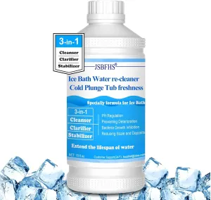 Cold Plunge Water Treatment, Cleaner, Clarifier, Water Stabilizer & Clarifier for Cold Plunge, Ice Bath Water Treatment, Ice Bath & Cold Plunge tub Water Chiller Filter Accessories