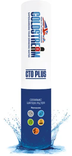 Coldstream CTO Plus ceramic 8" Gravity water filter