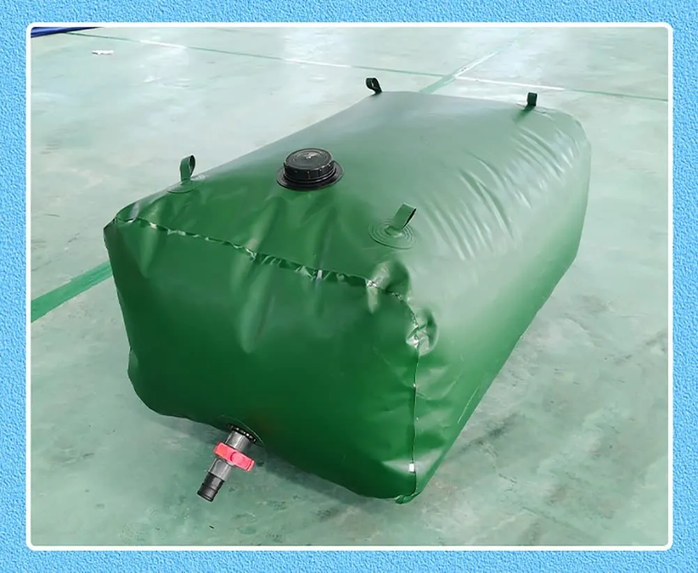 Collapsible Portable Water Tank - 400L/4000L Heavy-Duty PVC Bladder for Emergency Water Storage(6000 L/1585 gallon/3x2x1 m)