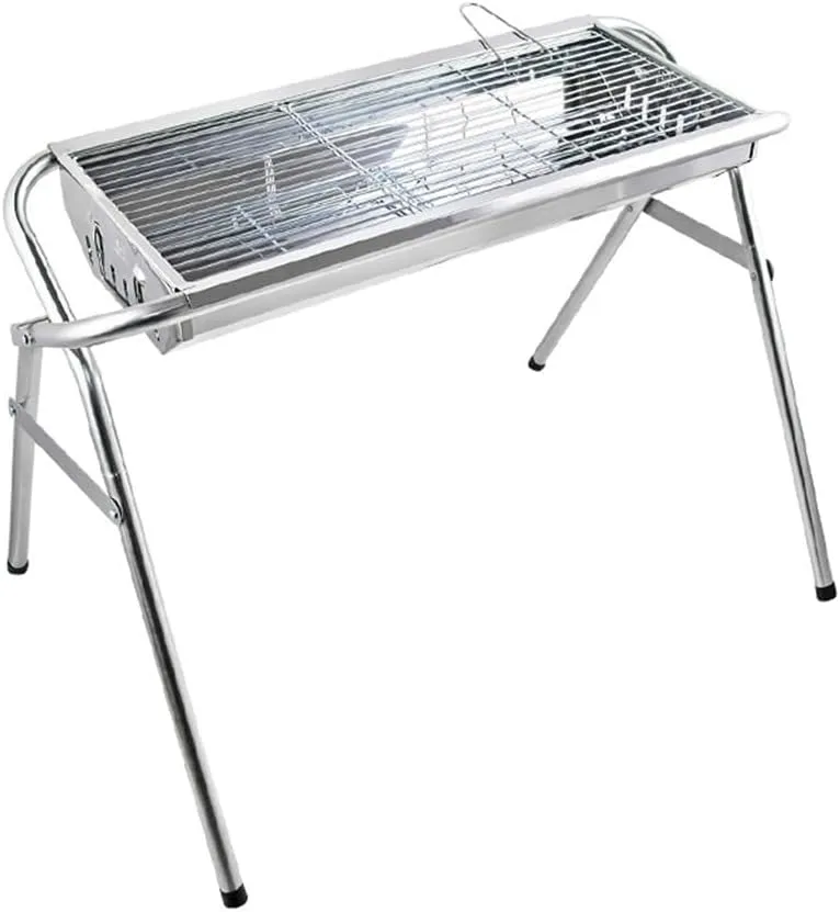 Commercial Portable Barbecue Rack Outdoor Stainless Steel Charcoal Barbecue Stove