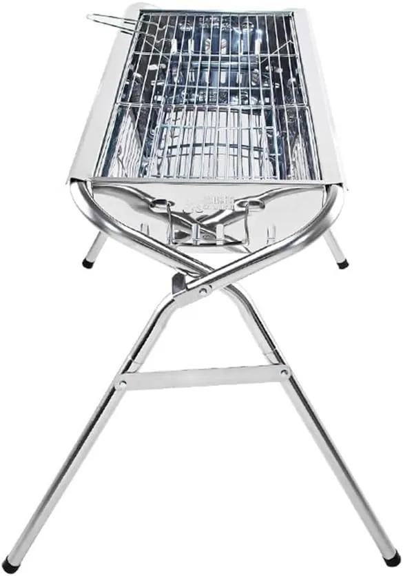 Commercial Portable Barbecue Rack Outdoor Stainless Steel Charcoal Barbecue Stove