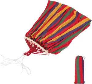 Compact Easy to Carry: Anti-roll Hanging Hammock Great for Camping Hiking Travel Beach Yard Garden