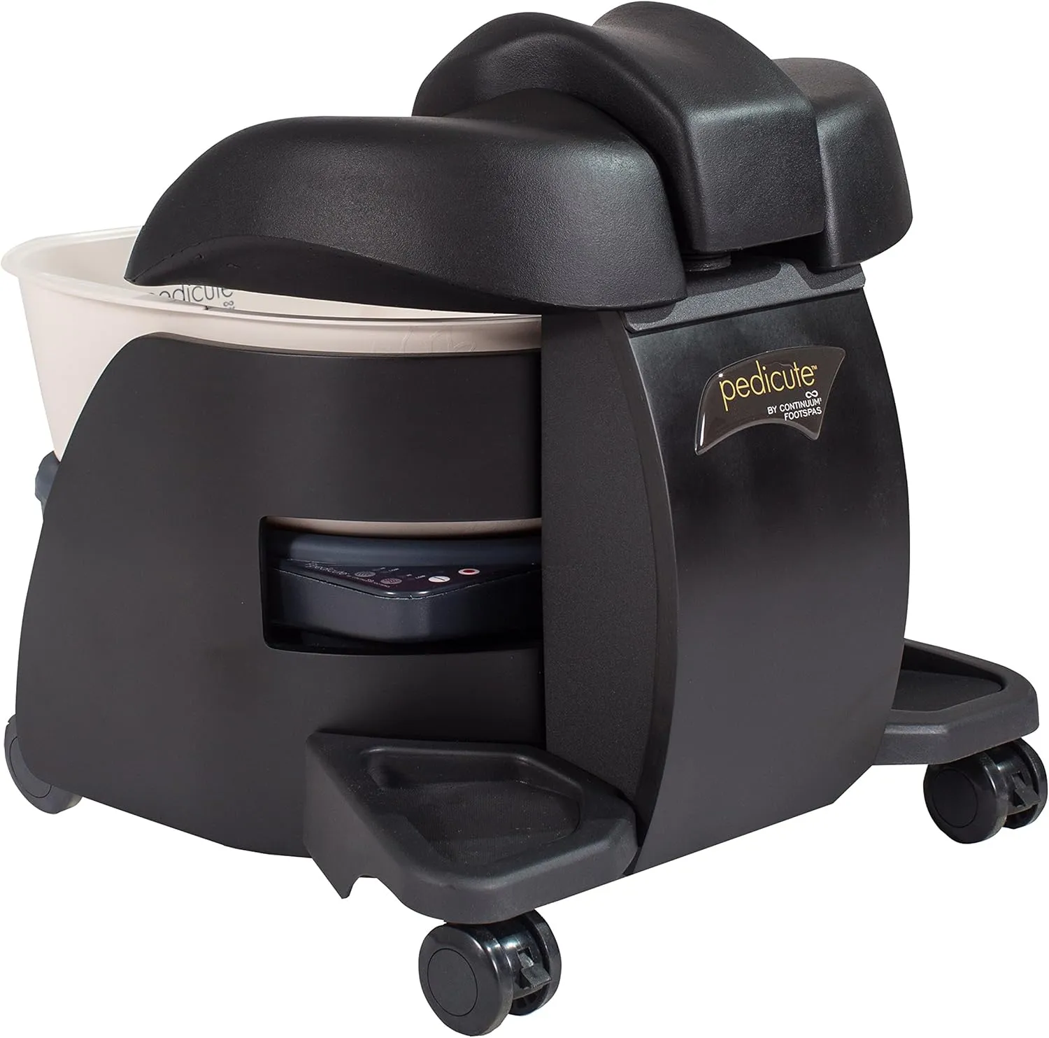 CONTINUUM PediCute Portable Foot Spa - Eco-Friendly & Mobile Foot Bath that works like a Full Size Pedicure Spa (No Plumbing Needed)