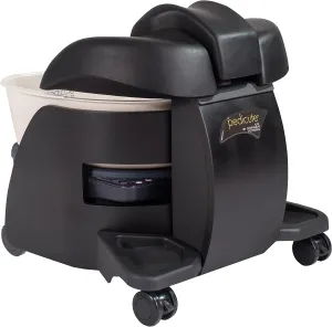 CONTINUUM PediCute Portable Foot Spa - Eco-Friendly & Mobile Foot Bath that works like a Full Size Pedicure Spa (No Plumbing Needed)