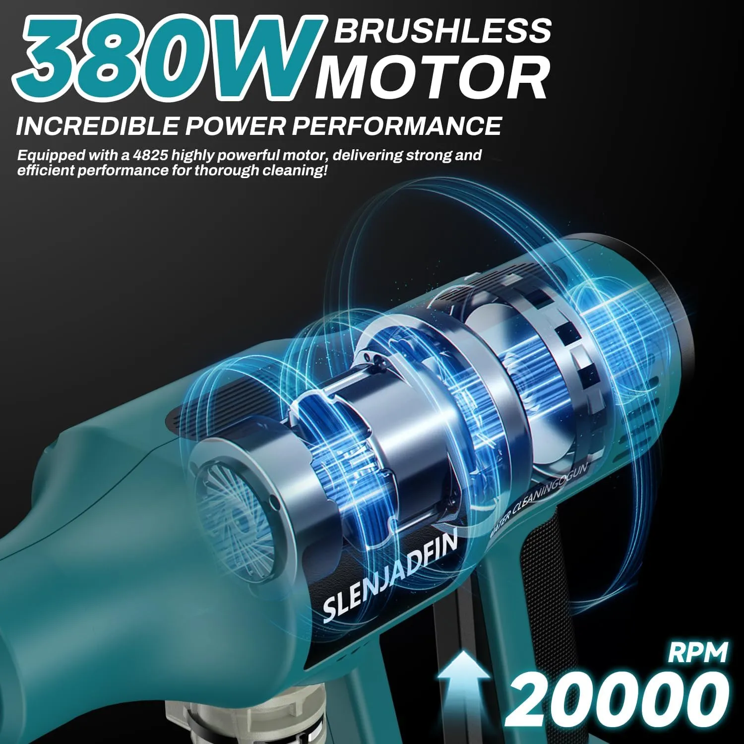 Cordless Pressure Washer for Makita 18V Battery 700 PSI Portable Handheld Power Washer with 6-in-1 Nozzle Foam Cannon for Car Floor Fence Wall Cleaning (Battery Not Included)