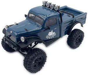 CR18P EVO Harvest - Remote Control Car, RC Crawler 1/18 Scale Off-Road 4WD RTR for Adults (Blue) (HBP1810110-BL)
