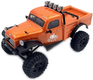 CR18P EVO Harvest - Remote Control Car, RC Crawler 1/18 Scale Off-Road 4WD RTR for Adults (Orange) (HBP1810110-O)