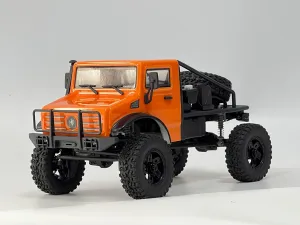 CR18P EVO Trail Hunter (Orange) - HBP Micro RC Car, RC Crawler 1/18 Scale Full Lock 4WD with 2.4Ghz 4 Channel TX, RC Toys, Remote Control Car for Adults (1810303)