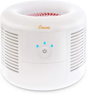 Crane Quiet HEPA Air Purifier for Home, Pets & Baby Nursery