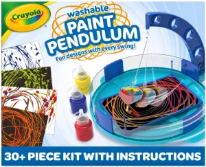 Crayola Paint Pendulum (30pcs), Washable Paint Kit, Kids Arts & Crafts, Art Toys for Girls & Boys, Gift for Kids, Ages 7 