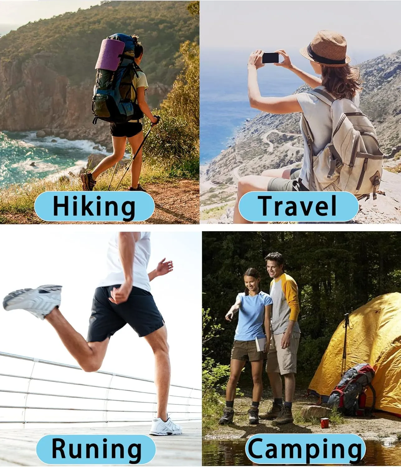 CT-Tebrun Women's Lightweight Hiking Cargo Shorts Quick Dry Breathable Summer Shorts Women Travel Athletic Golf with Pockets
