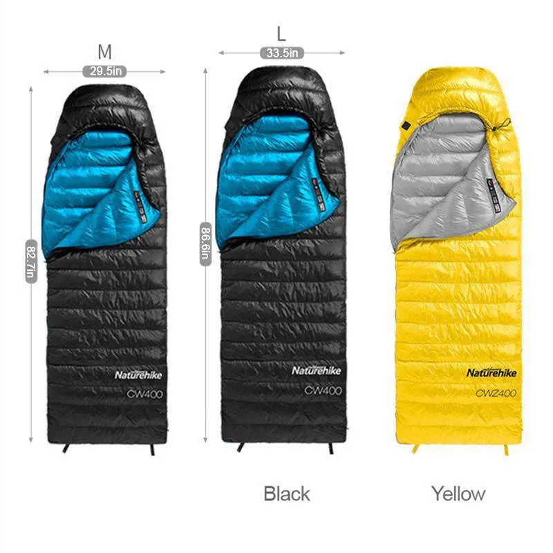 CW400 Goose Down Mummy Sleeping Bag