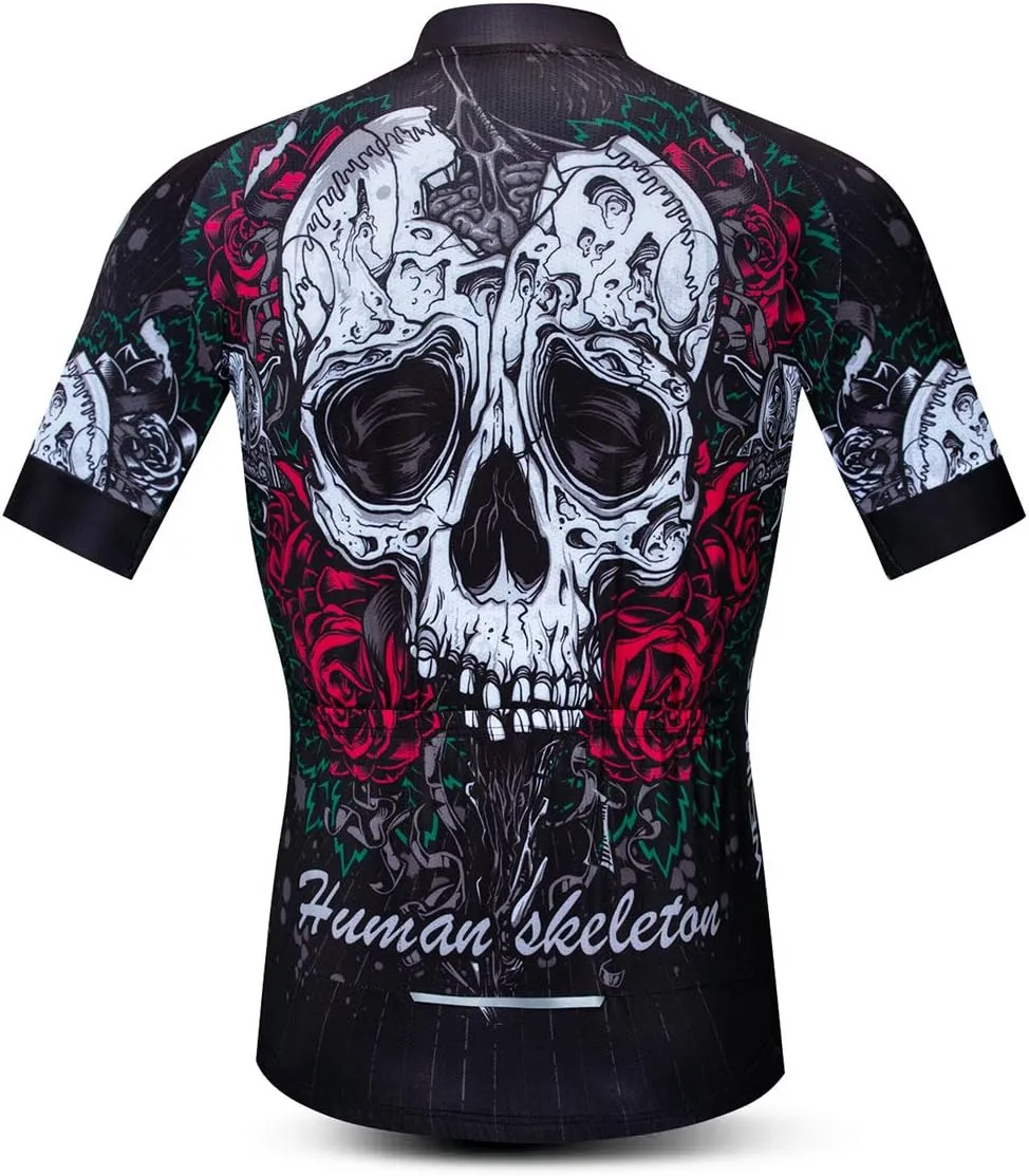Cycling Jersey Men, Short Sleeve Bike Shirts Biking Clothse Bicycle Tops - Breathable Quick Dry, S-3XL