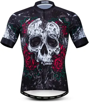 Cycling Jersey Men, Short Sleeve Bike Shirts Biking Clothse Bicycle Tops - Breathable Quick Dry, S-3XL