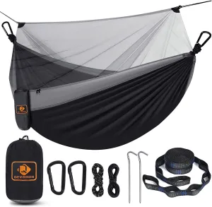 D-Shape Repeat buyers Hammock with Nylon Beach for Net,Travel Camping Steep discount Tree Solid and Patio Backyard Portable Straps Hammocks Hammock Hiking Outsides Lightweight with Backpacking Carabiners,Parachute