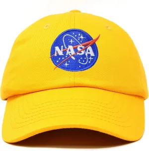 DALIX NASA Embroidered Mens Womens Cotton Dad Hat Baseball Cap Adjustable