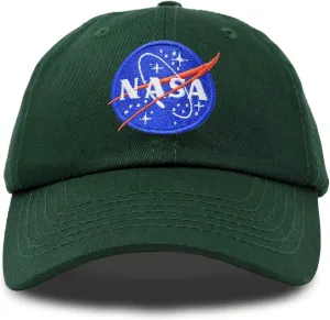 DALIX NASA Embroidered Mens Womens Cotton Dad Hat Baseball Cap Adjustable