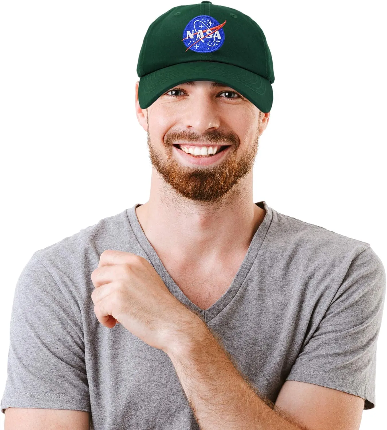 DALIX NASA Embroidered Mens Womens Cotton Dad Hat Baseball Cap Adjustable