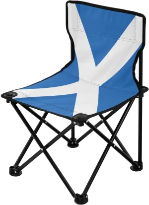 DOMIKING Scotland Flag Kids' Portable Camping Chairs for Outdoor Lawn Chairs with Carry Bag Folding Chair for Events Garden Beach