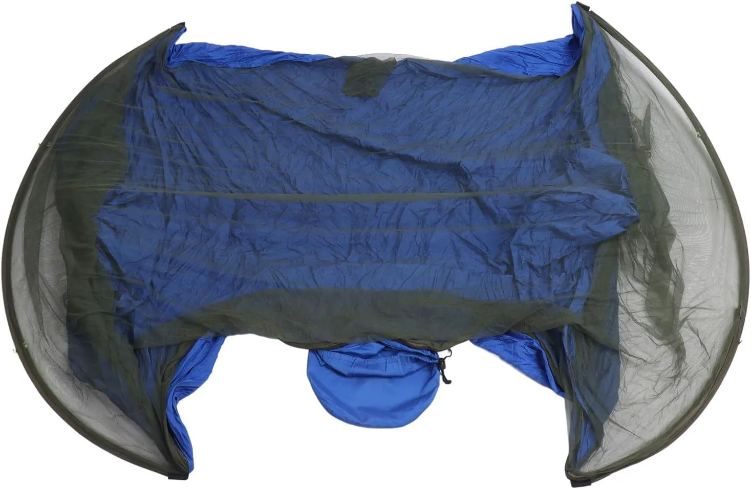 Double Hammock, Tearproof 210T Nylon Fabric Steel Camping Hammock with Bed Net for Hiking