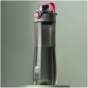 Drink Tea Pitchers Large Sports Water Bottles with Portable Handle/Push Button,20.6oz Plastic Water Cups with Filter,BPA free,Medium,Leak proof Drink Bottles