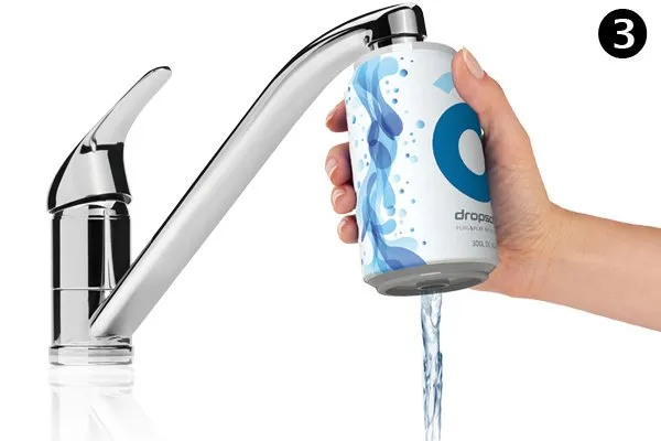 Dropson Portable Water Filter Can