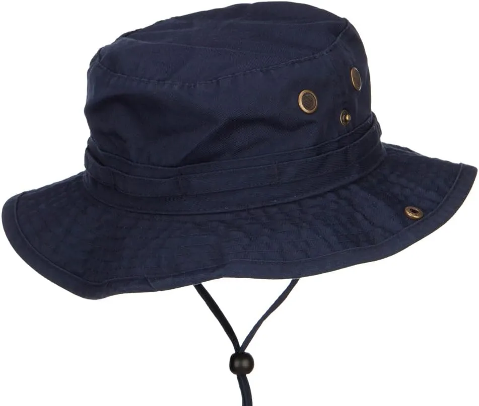 e4Hats.com Hiking Map Patched Washed Hunting Hat