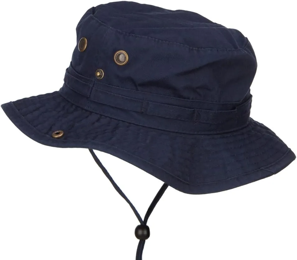 e4Hats.com Hiking Map Patched Washed Hunting Hat