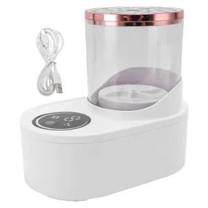 Electric Makeup Brush Cleaner,850RPM USB Powered Automatic Makeup Brush Washing Machine with Timer Portable Travel Beauty Cosmetic Brush Washer