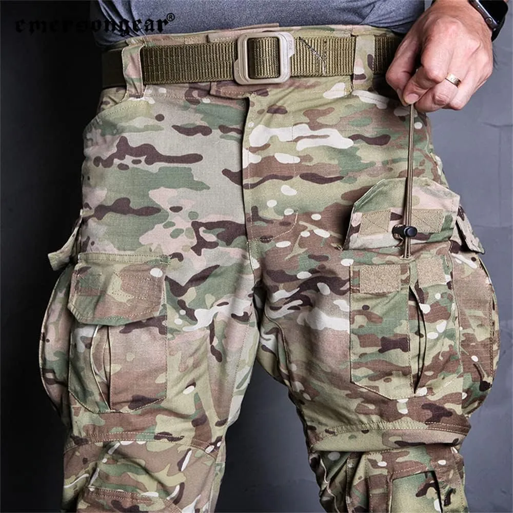 emersongear G3 Tactical Pants,Ripstop Cargo Pants for Men Camo Army Training Hiking Hunting Camping Fishing Available