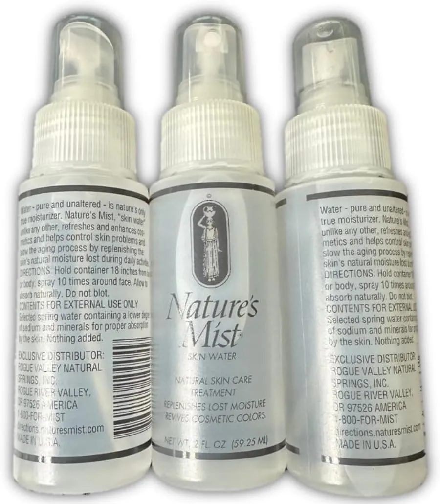 Face of The Water Eye & Face Mist, Set of 3, 2 oz Bottles