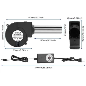 Fast Barbecue Bellow Fan Blower Inflatable Grill BBQ for Tools Hiking Camping Grill All-inclusive Shipping guarantee Air Adjustable Starter Speed Replacement