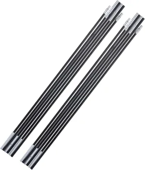 Fiberglass Camping Tent Pole Bars Outdoor Sunshelter Support Rods Awning Frames Kit for Camping Hiking Backpacking