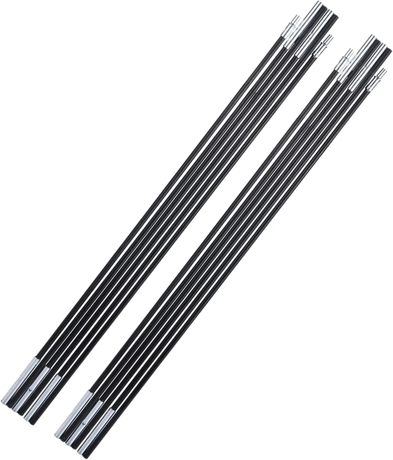 Fiberglass Camping Tent Pole Bars Outdoor Sunshelter Support Rods Awning Frames Kit for Camping Hiking Backpacking