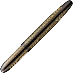 Fisher Space Pen Bullet Pen - 400 Series -Titanium-Nitride, Black Engraved Celtic - Gift Boxed