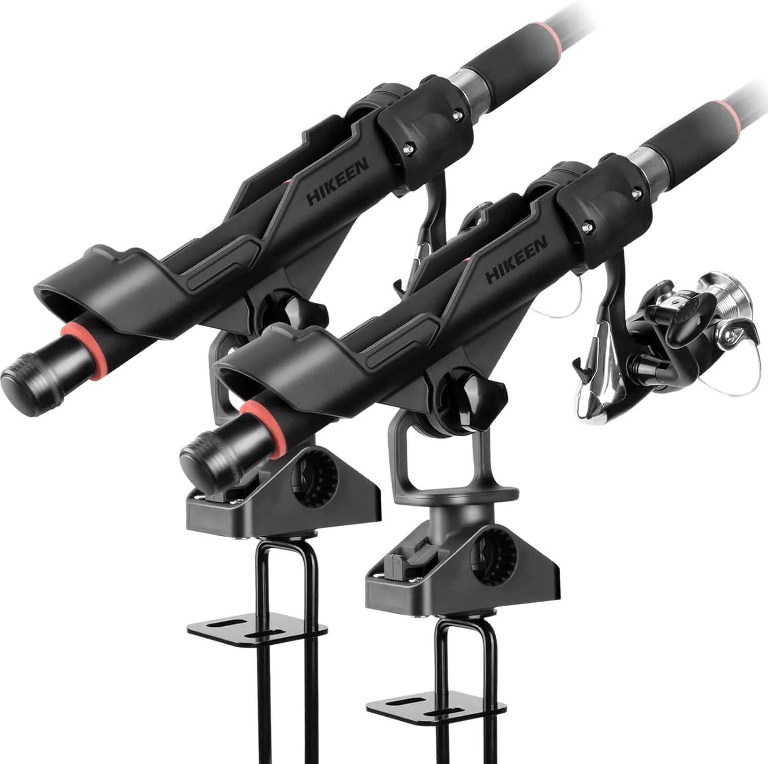 Fishing Rod Holder for Bank Fishing, Fishing Pole Holders for Ground Beach , Bank Fishing Rod Rack Stand, 360 Degree Adjustable Rod Holder