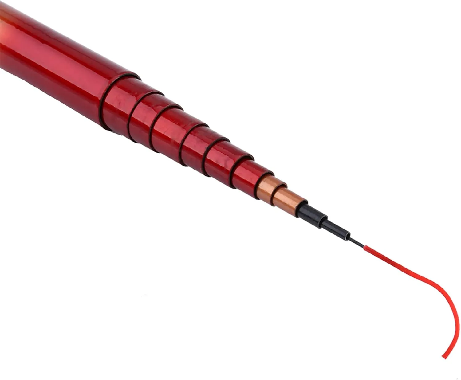 Fishing Rod, Lightweight Hand Glass Steel Pole Retractable Design Portable Telescopic Rod Freshwater Casting Hard Fishing Gear for Fishing