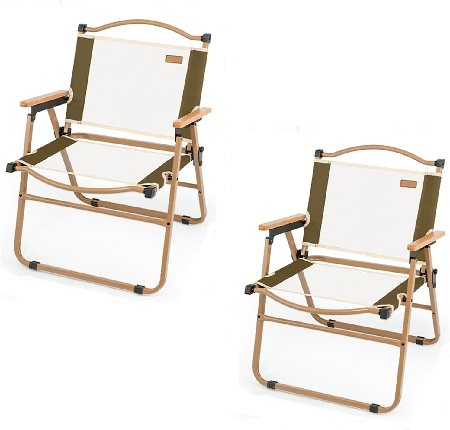 Folding Chair, Camping Chair 1/2/4 Piece Set Portable Mesh Breathable Back Chair Great for Camping Outdoor Use