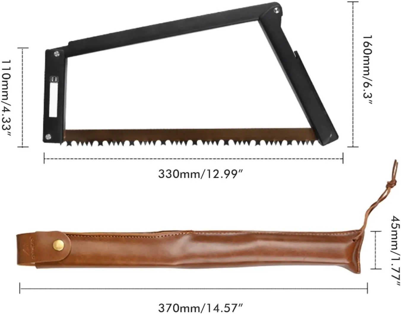 Folding Handsaw with Fish and Triangular Teeth, Portable Hand Saw for Wood Cutting, Outdoor Camping and Survival