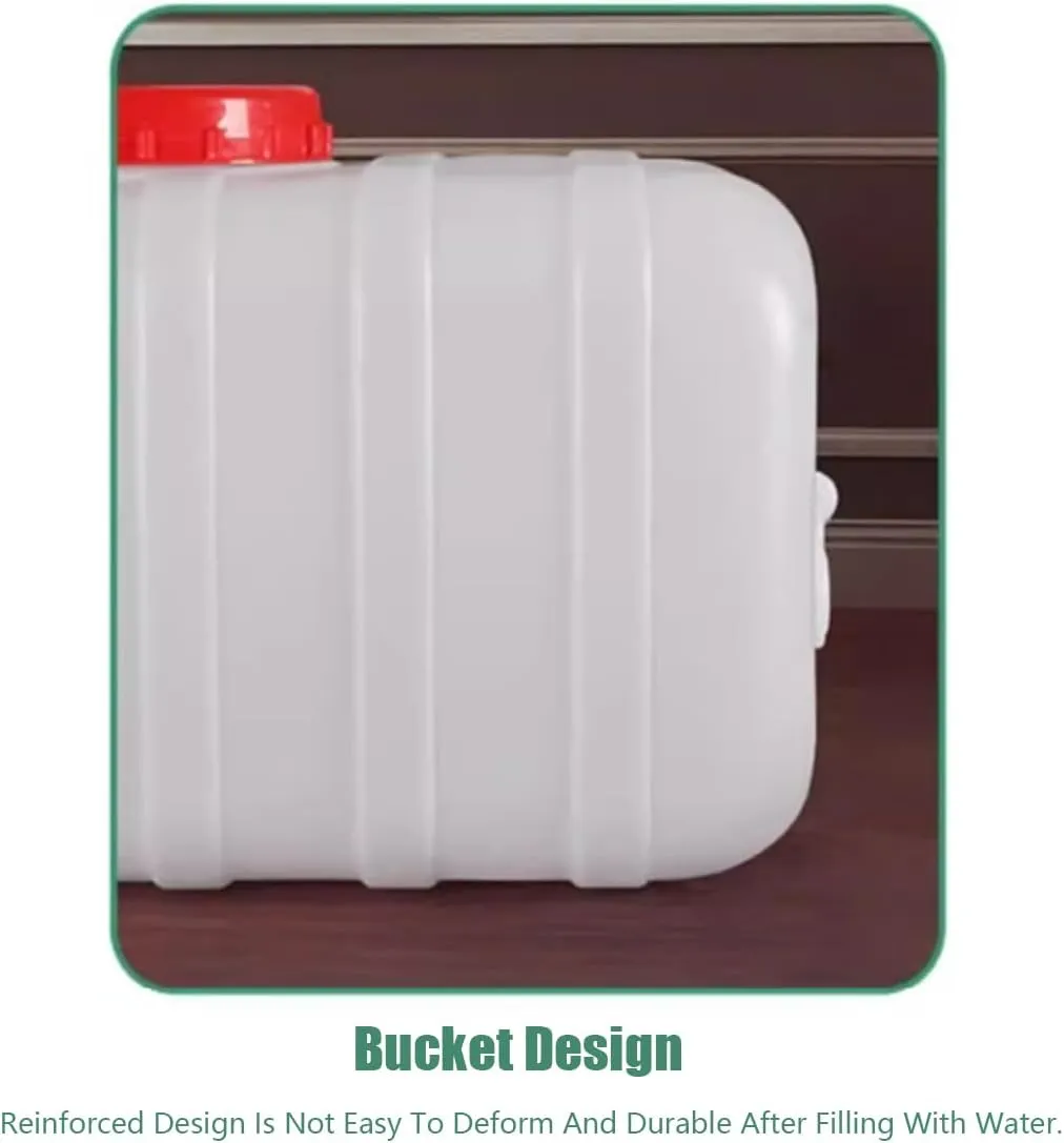 Food Grade Water Carrier 45L/75L/100L/200L Water Container Water Container with Faucet，Portable Water Storage Jug Perfect for Outdoors Camping Hiking Emergency(Size:75L/19.81gal)