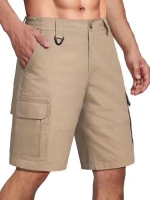 FREE SOLDIER Men's Hiking Cargo Shorts Water Resistant Quick Dry Lightweight Shorts for Hiking Cargo Casual with 8 Pockets